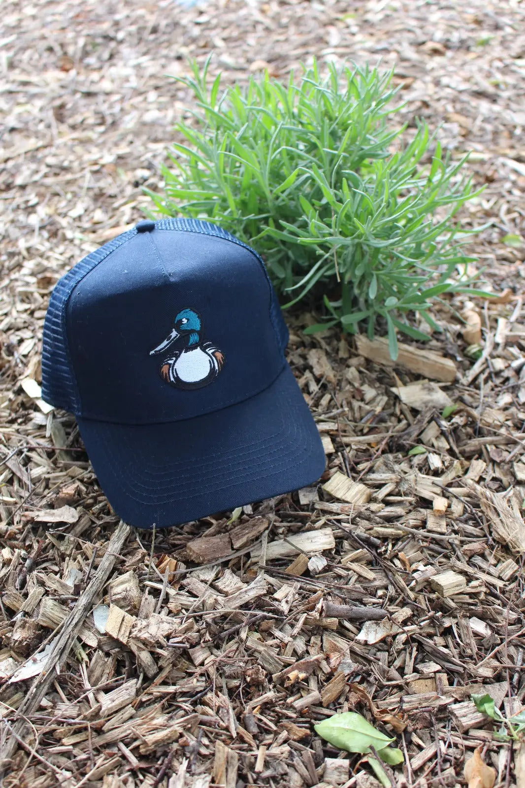 Casquette Trucker bleue brodée 🦆 BDM