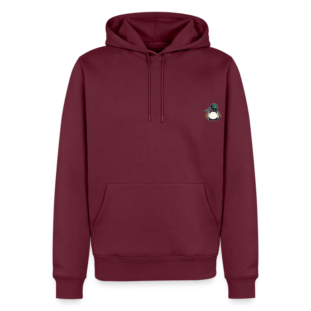 Sweat-shirt à capuche Premium - bourgogne