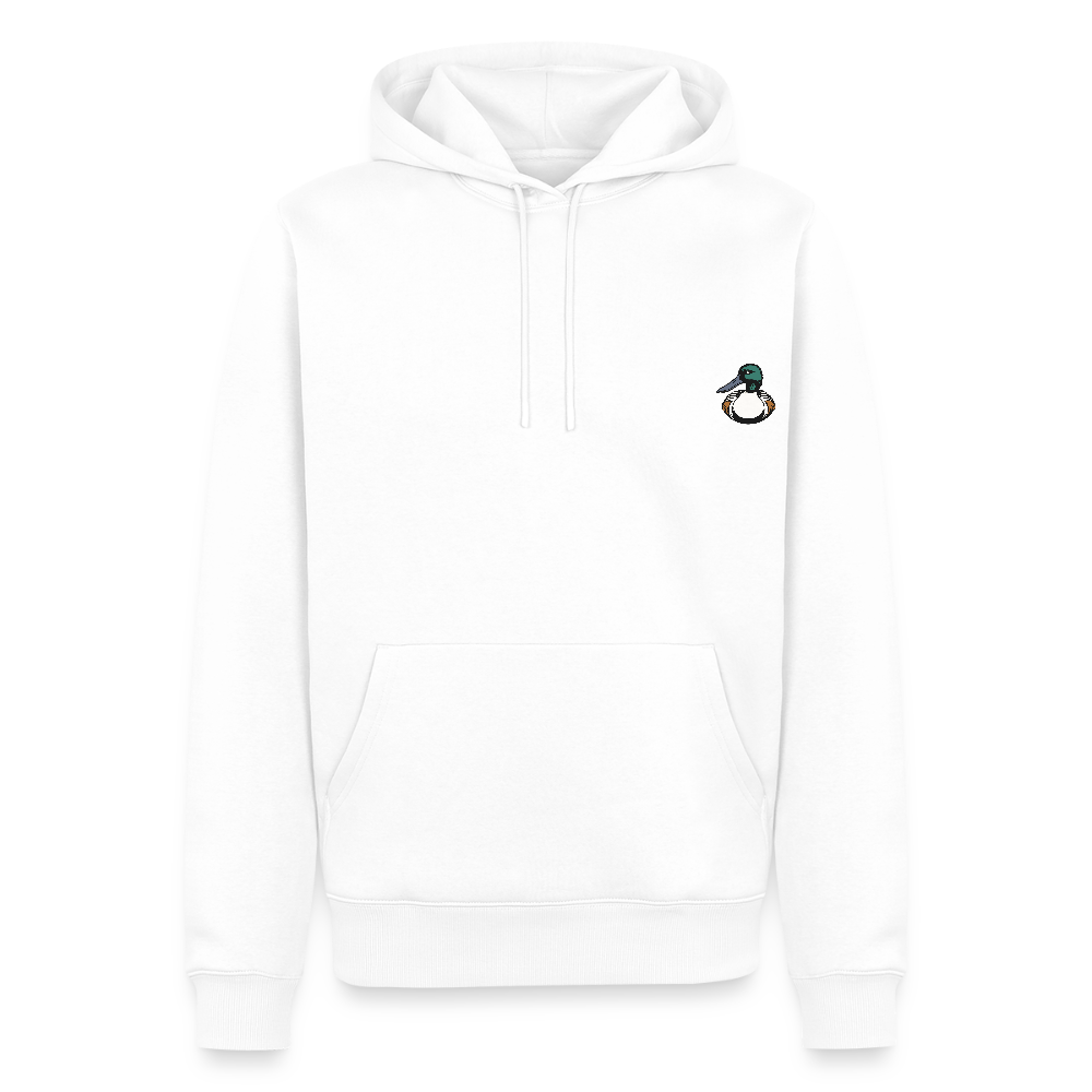 Sweat-shirt à capuche Premium - blanc