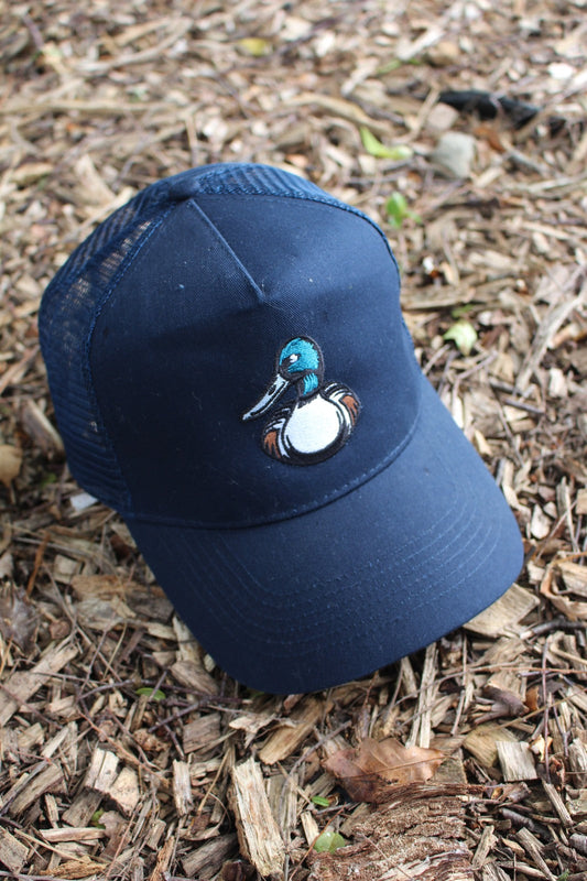 Casquette Trucker bleue brodée 🦆 - BDM 