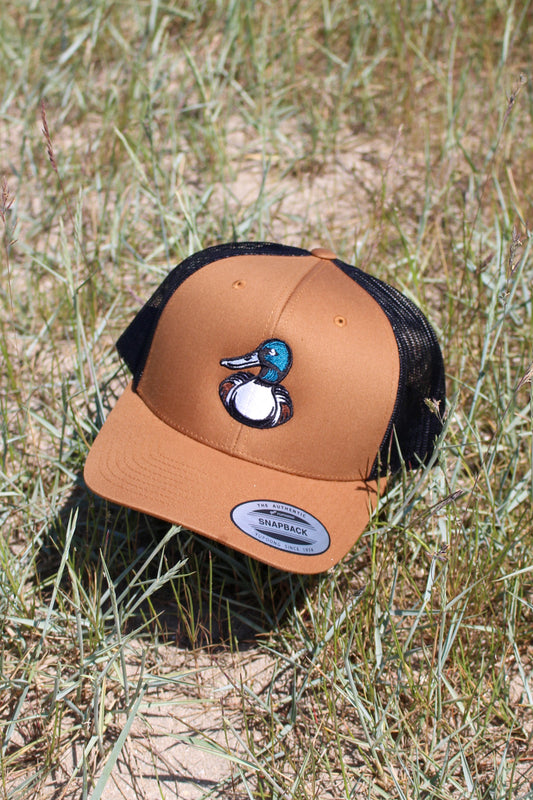 Casquette Trucker caramel brodée 🦆 - BDM 