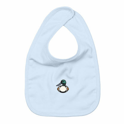 Bavoir caneton  - face_bleu