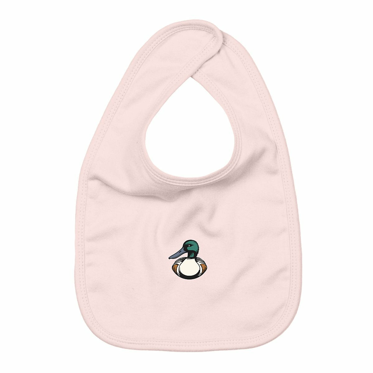 Bavoir caneton  - face_rose